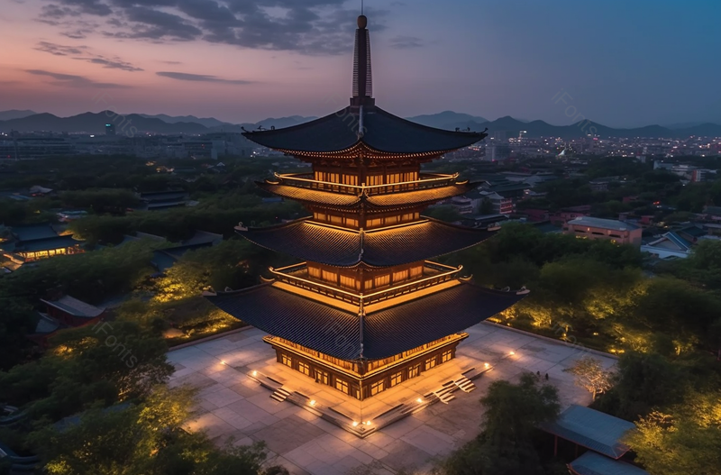 上海广富林遗址公园航拍,高清,摄影图,摄影图片,图片大全,摄影图免费下载